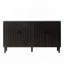 Cabine de rangement moderne en bois noir-1501511243