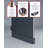 Front Exterior Prehung FiberGlass Door Frosted Glass / Manux 8552 Matte Black / 2 Side Exterior Windows / Office Commercial and Residential Doors Entrance Patio Garage-W12+36+12" x H80"-Left-hand Inswing-98196227-98196231-98196239