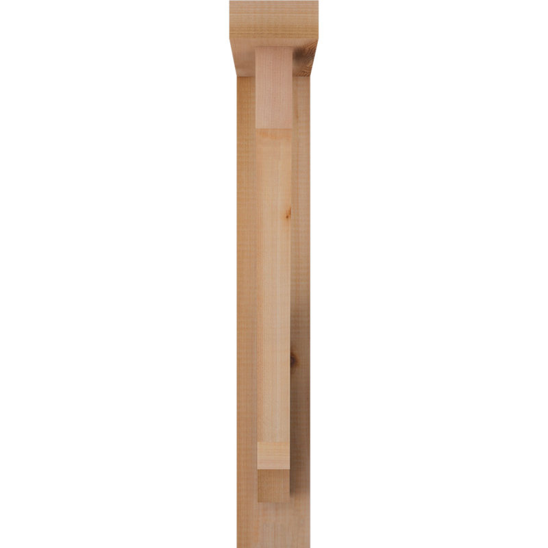 Support de bloc impérial avec entretoise décalée, 24x16, Cèdre rouge occidental de l 3 1/2 po (lisse)
