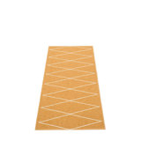 Max Geometric Area Rug in Ochre/White