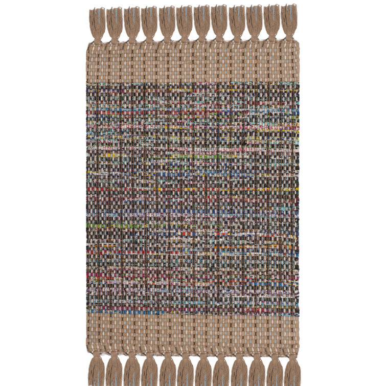 Ekaterina Hand Woven Cotton Striped Rug