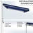 Electric Retractable Awning 13' X 10' With Led Lights - Uv40+ Sun Shade For Yard, Deck, Balcony, Patio, Blue, Remote & Hand Crank Patio Awning, Guard Blue