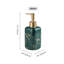 Distributeur de savon en céramique effet marbre, flacon pompe veiné or pour meuble-lavabo, disponible en 4 couleurs-1551855476