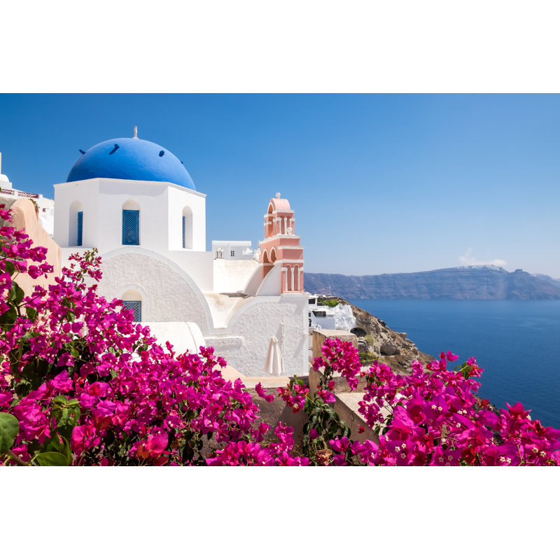 Traditional Cycladic Houses by MartinM303 - Wrapped Canvas Print, 81cm H x 122cm W