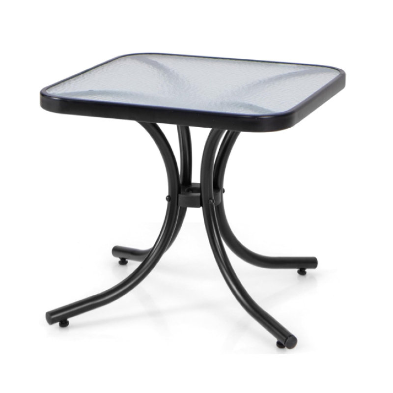 18 po Table d'appoint carrée d'extérieur,