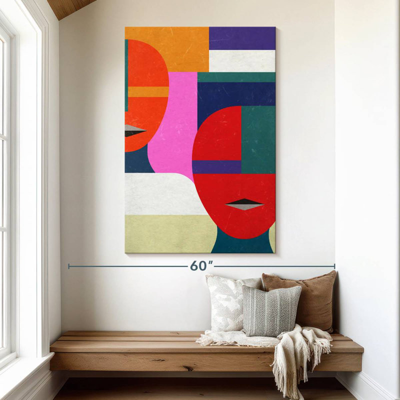 Visages géométriques Avery, H 51 po x l 34 po