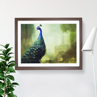 XH1022-6848X Peacock - Picture Frame Print