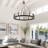 Beck 12-Light Dimmable Wagon Wheel Chandelier-882687911