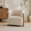 Fauteuil demi-tonneau 31,7 pouces Mid Century-462115957