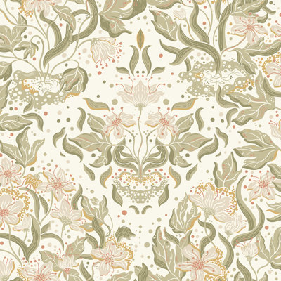 Damask Wallpaper Roll