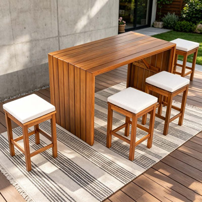 5 Piece Outdoor Bar Set