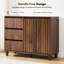 Buffet avec tablette réglable et 3 tiroirs, armoire de style moderne-1289690875