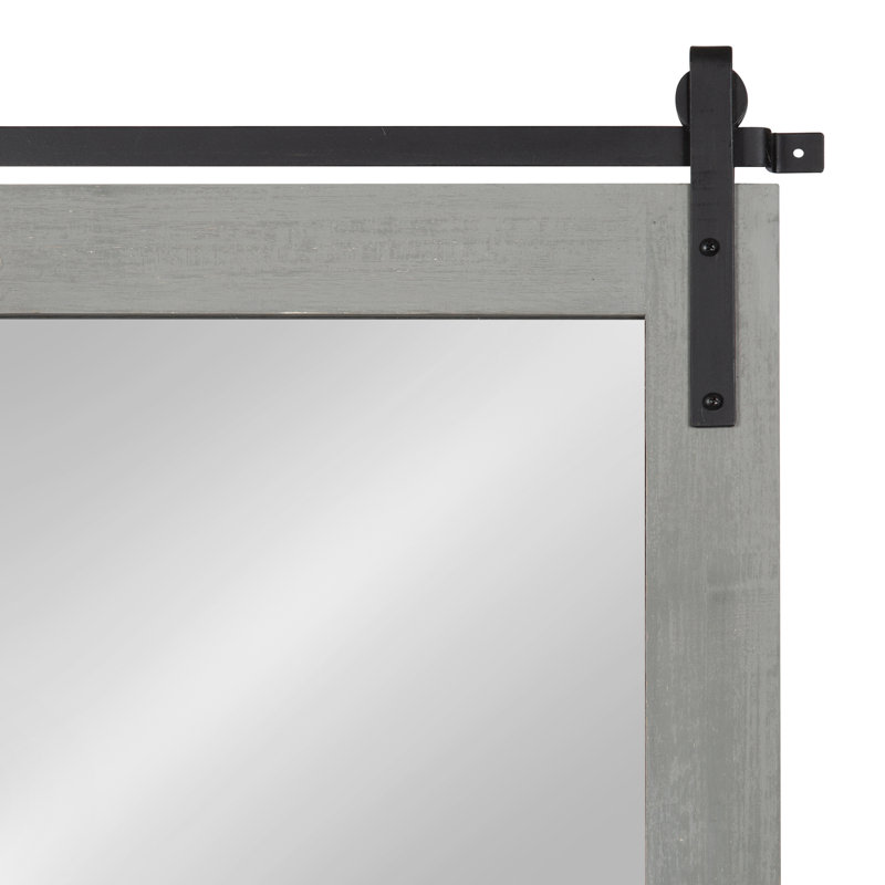 Miroir Dayanah, Gris rustique, 26,75 po x 41,5 po