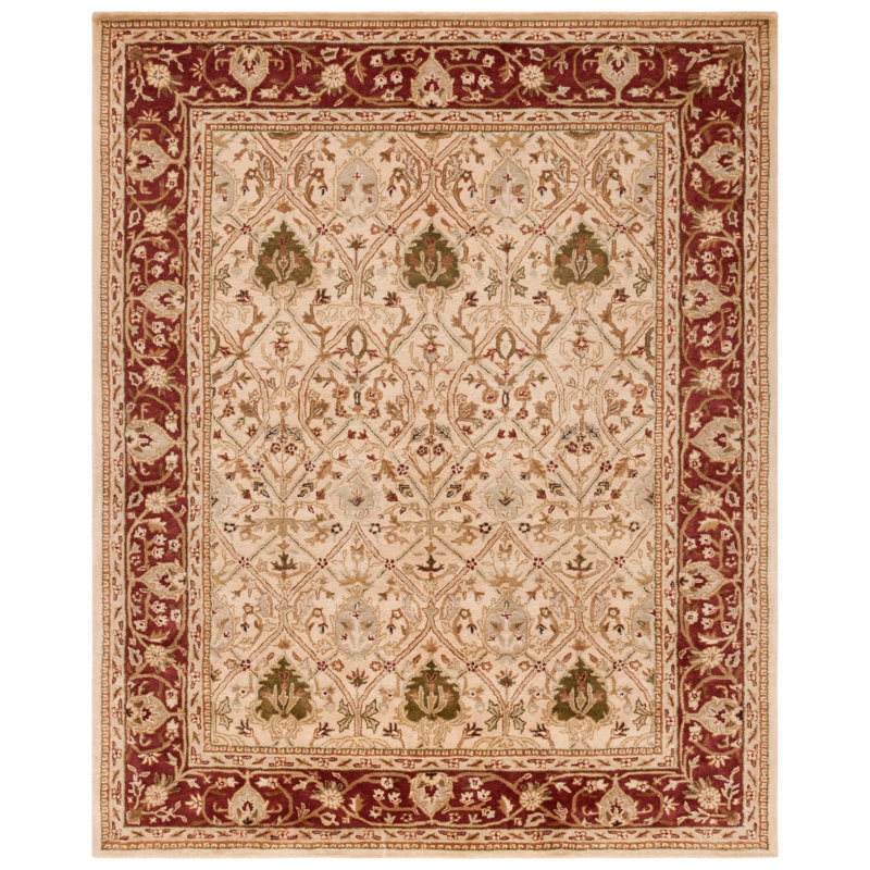 Evie Hand Tufted New Zealand Wool Oriental Rug, Rectangle 9'6" x 13'6"