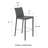 Gilson Upholstered Faux Leather Counter Stool-23157407-40945569