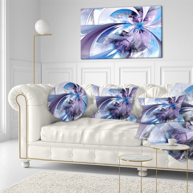 Coussin lombaire en fleur symétrique floral