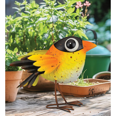 Bird Decor 9" - Gold Finch