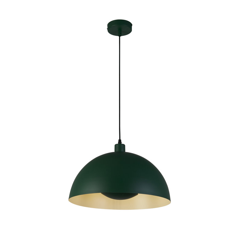 Palanga 1 - Light Pendant, Green, 20.5cm H x 25cm W, Green