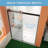 Premium Sliding Shower Door,60"Wx74"H, Adjustable Width 56-60", 5/16" Tempered Glass-111737665