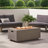 40" Outdoor 40,000 BTU Rectangular Mgo Concrete Propane Fire Pit,Tank Cover Not Included-571691565