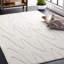 Martinique Solid Color Handmade Flatweave Wool/Cotton Area Rug in Ivory/Beige-1859386495