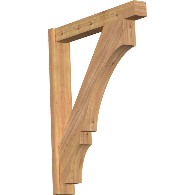 Bloc balboa rustique en bois rustique, P 34 po x H 42 po, Sapin Douglas de 5 1/2 po (lisse)