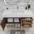 Glasgow 47'' Single Bathroom Vanity with Acrylic Top-2041918532