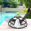 Chaise longue de piscine, chaise berçante d'extérieur