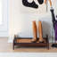 Support à bottes en bois massif de qualité supérieure avec tapis en fibre de coco naturelle - Rangement pour chaussures-468058392-455422145-455422150
