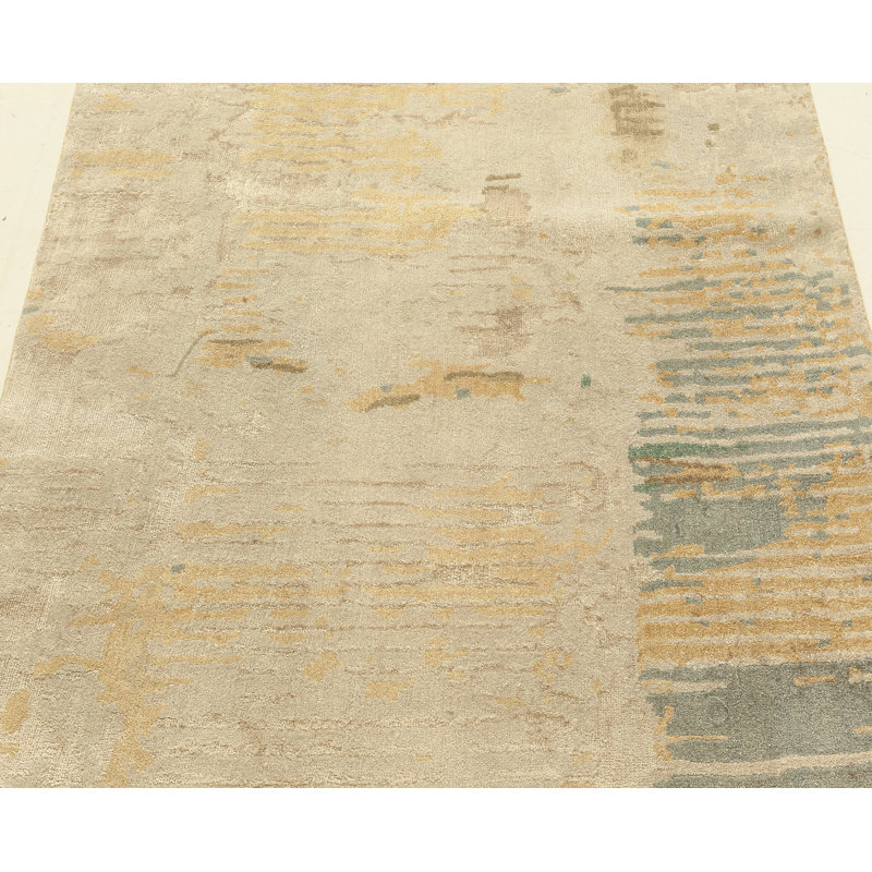 One-of-a-Kind Runner 3'2" X 10' Hand Knotted Area Rug