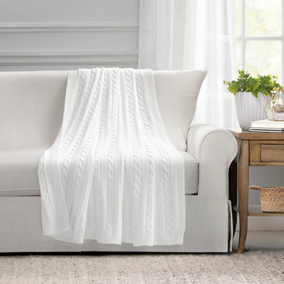 Paisely Knit Throw Blanket