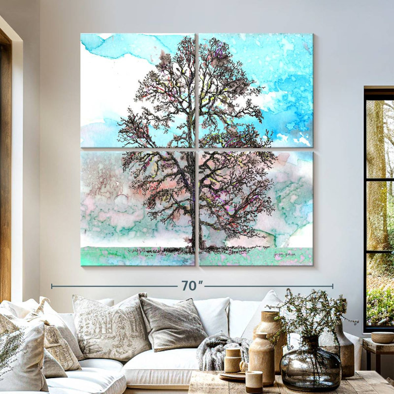Harnek Tree Line I, H 57 po x l 57 po