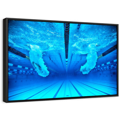«Natation Contest Wall Art»