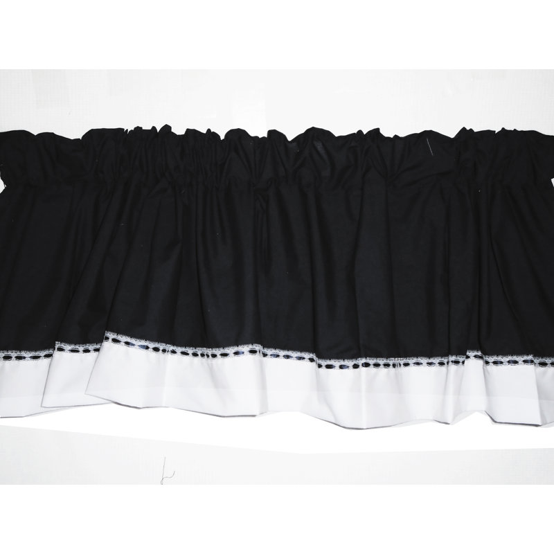 Cantonnière de fenêtre 72 "Colbie Regal, Noir