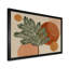 Vert et orange, minimalisme, sauge, élégance - art encadré botanique, décoration murale botanique verte-2019014128-2019014141-2019014143