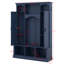 Hall Tree With Adjustable Shelves & 7 Hooks, Entryway Organizer, Shoe Cabinet & Storage Bench, Dual Side Cabinets-652167062