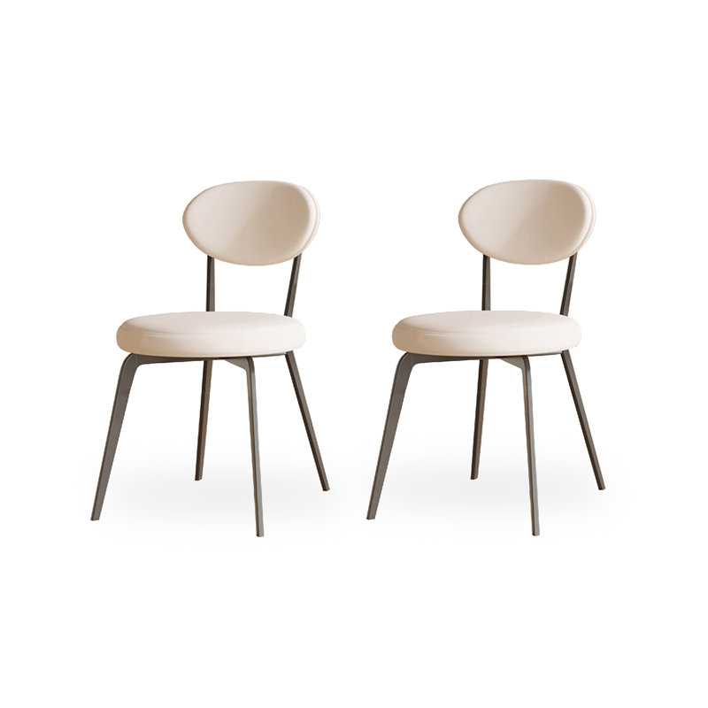 Chaise moderne et simple en velours rembourré, Vert