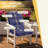 2 Piece 4" Thick High Back Chair Cushion Indoor and Outdoor Seat / Back Cushions with Straps-1302235199