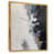 Toile avec cadre flottant or
