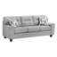 Coussin décoratif contemporain en tissu de chenille 2 pièces