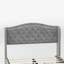 Ensemble de chambre à coucher 2 pièces: lit capitonné avec tiroirs de rangement et banc à coussin capitonné-1089999803-1089999806