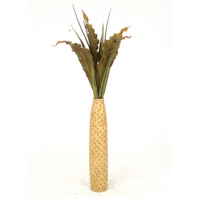 65'' Faux Dracaena Plant in Earthenware Vase