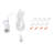 Haywards 1 - Light White Single Pendant-1498451248