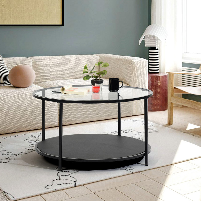 Valborg Four Leg Coffee Table with Storage