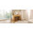 39" Vanity With Mirror Touchscreen Mirror Led Mirror, Dressing Table With Drawer For Bedroom, Natural