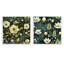 Feuille - Ensemble de 2 collages carrés botaniques abstraits-101844279-101844282