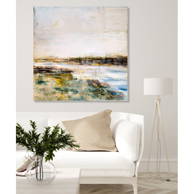 Estuary - Artist Enhanced Canvas Print, 36" H x 36" W x 1.5" D, Unframed