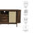 Reid 63" Curved Sideboard In Walnut