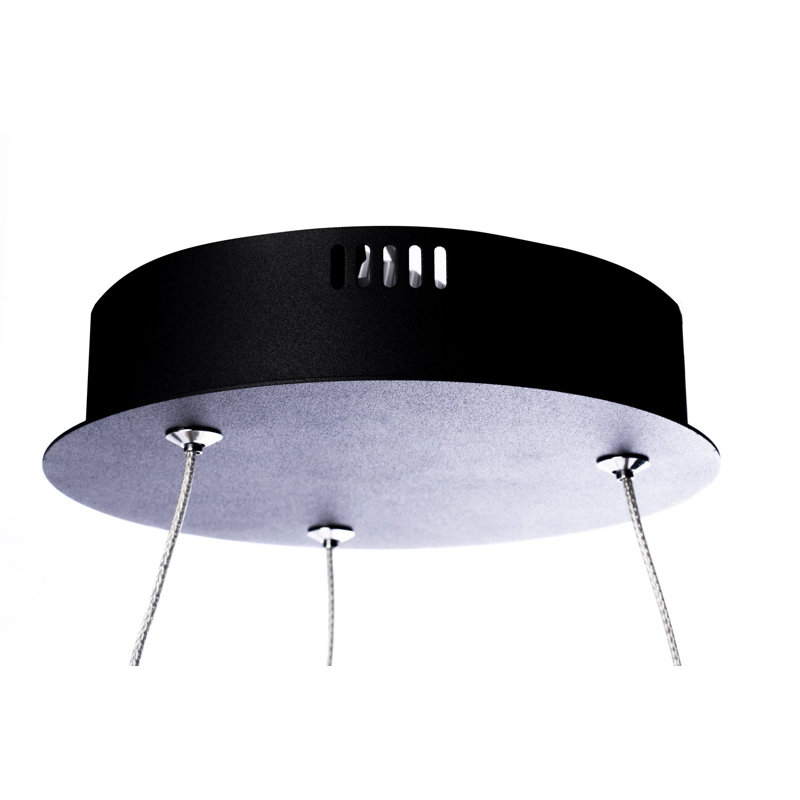 Cliffcrest 1 - Light Black Crystal Pendant