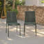 6 - Person Solid Wood Patio Dining Set Oval Table-1875369880